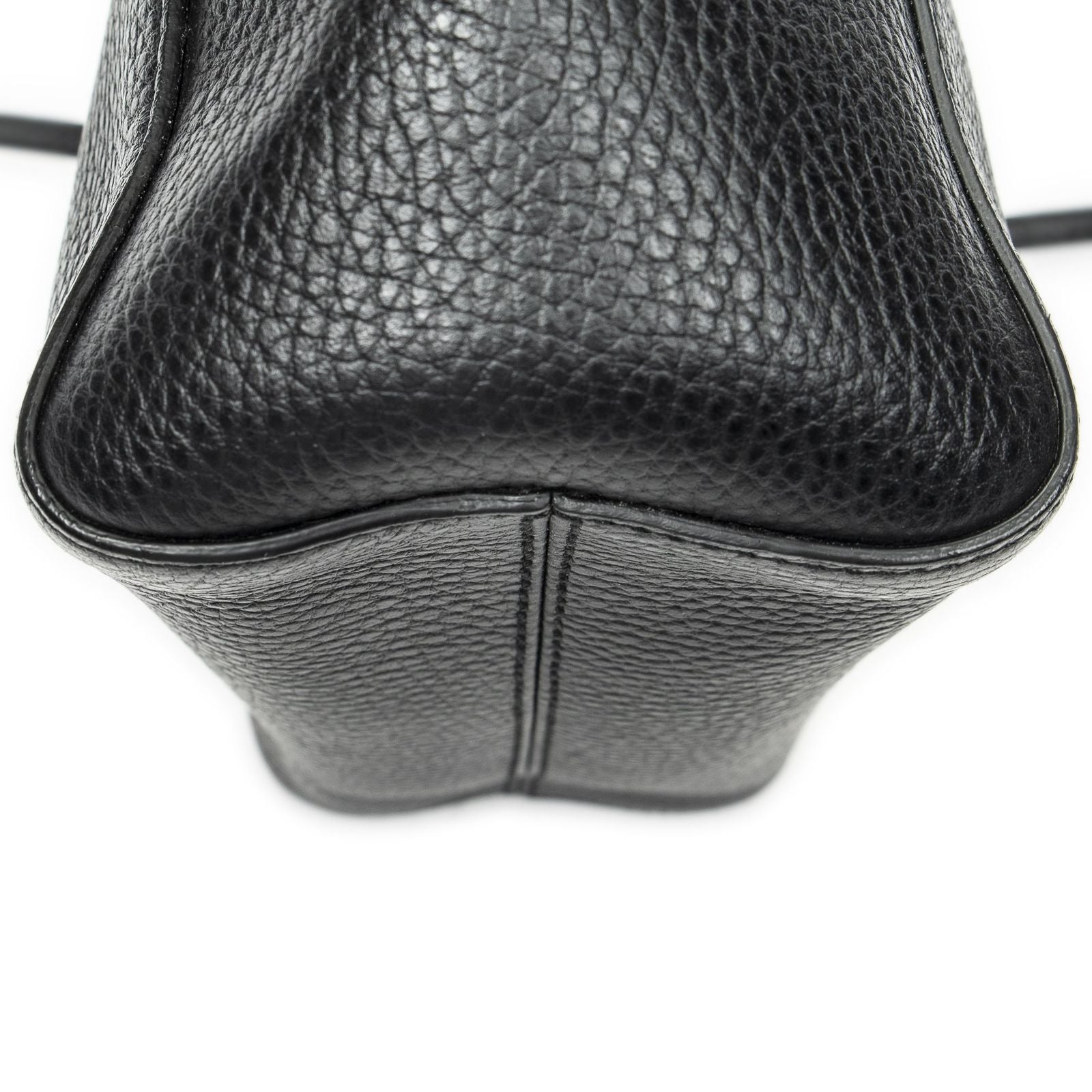 Gucci Mini Swing Tote Black Calfskin Leather — view 7