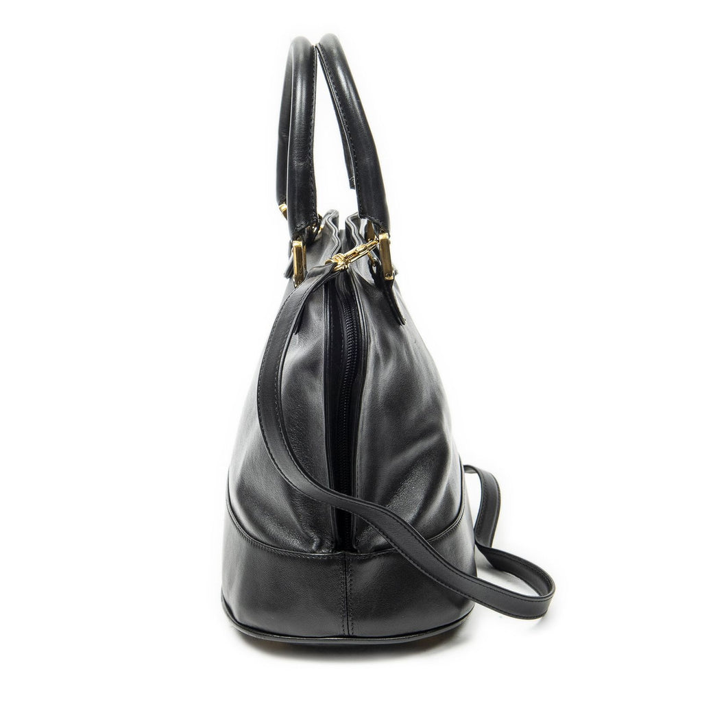 Loewe Vintage Dome Tote Black Calfskin Leather — view 3