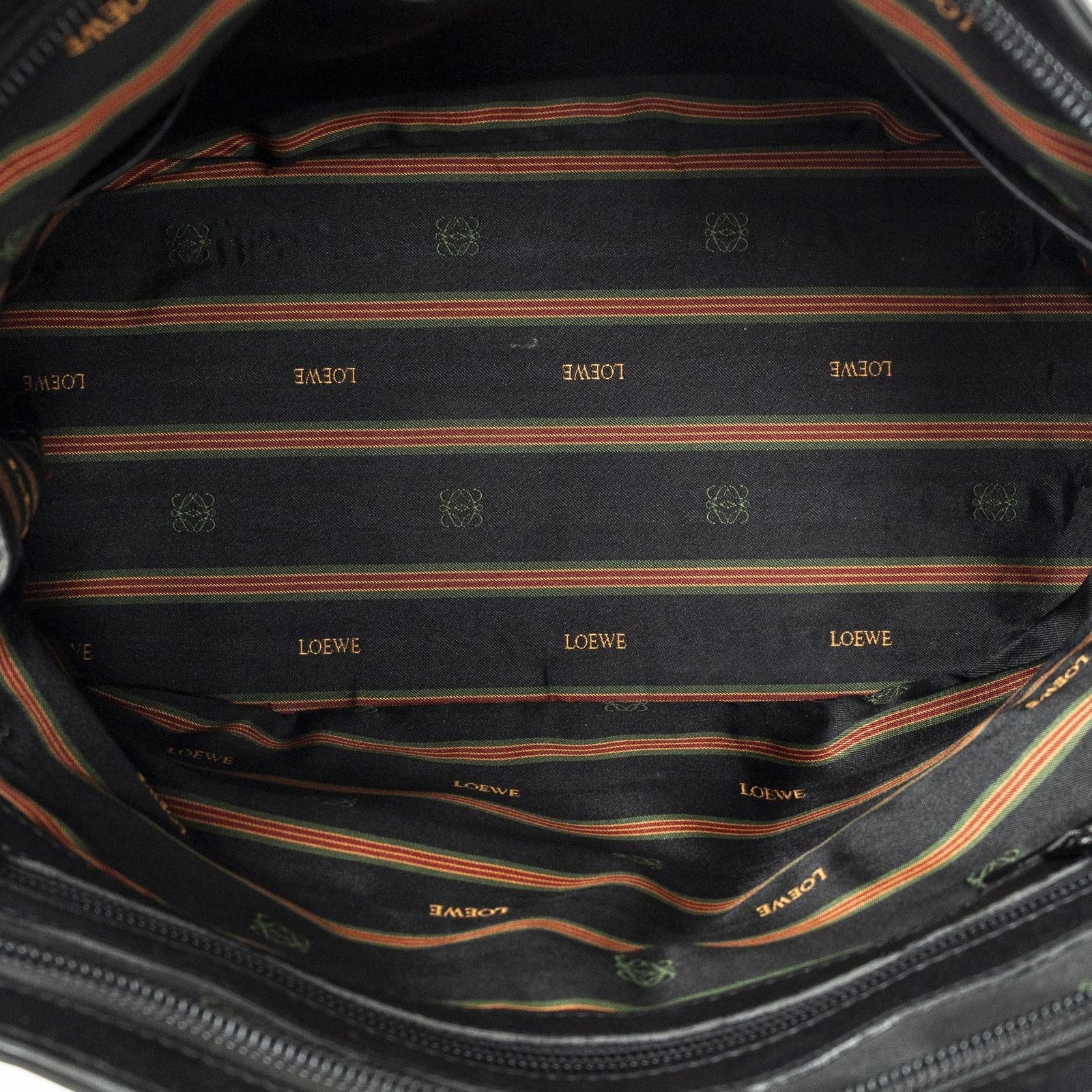 Loewe Vintage Dome Tote Black Calfskin Leather — view 9