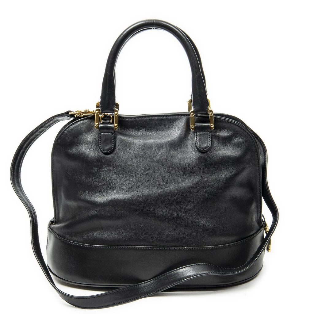 Loewe Vintage Dome Tote Black Calfskin Leather — view 5