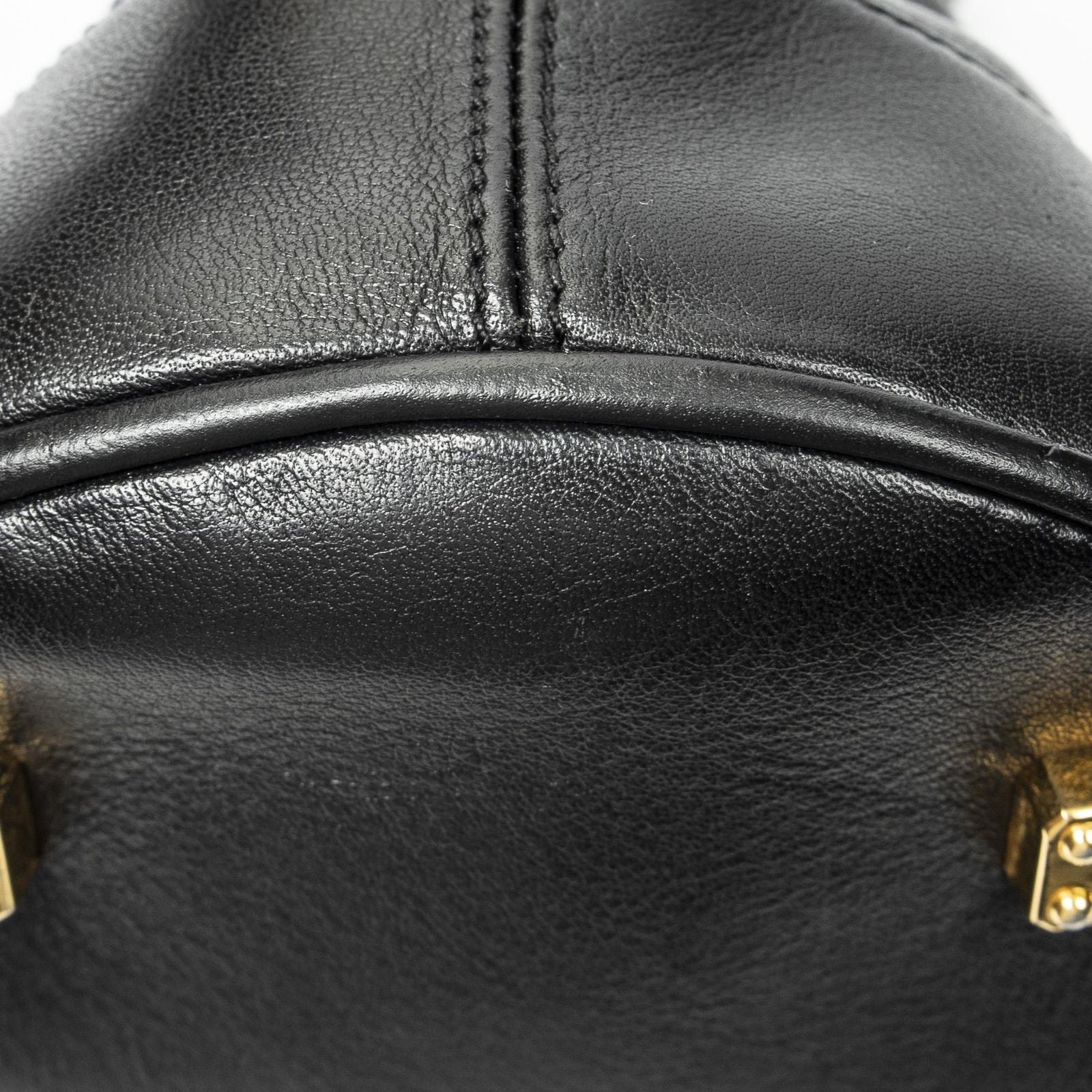 Loewe Vintage Dome Tote Black Calfskin Leather — view 8