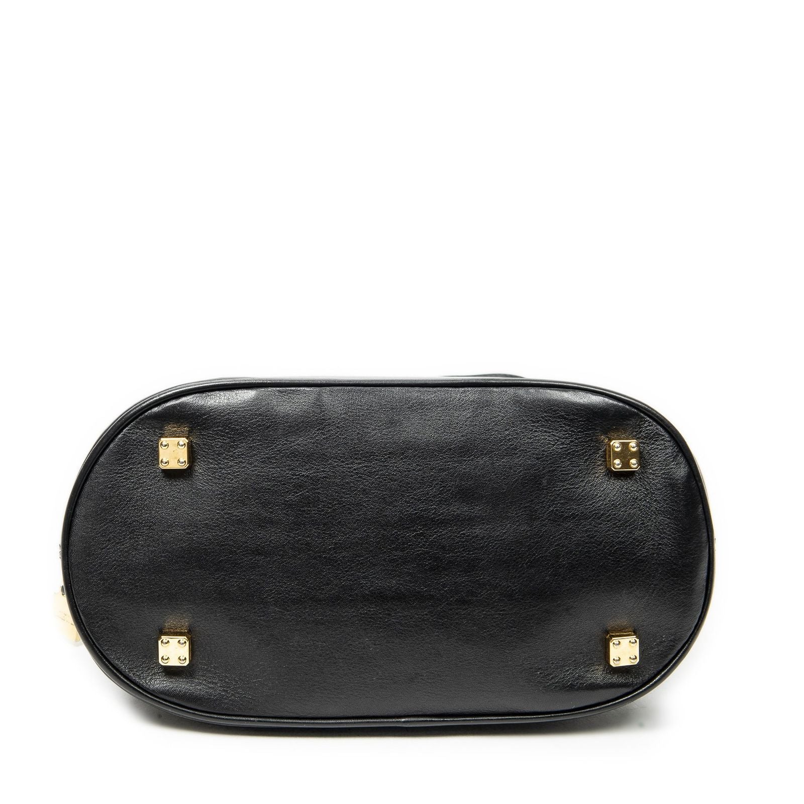 Loewe Vintage Dome Tote Black Calfskin Leather — view 6