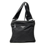 Prada Sam Crossbody Black Nylon Canvas