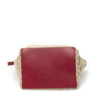 Gucci Large Web Shopping Tote Red Beige GG Canvas — view 6