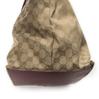 Gucci Large Web Shopping Tote Red Beige GG Canvas — view 7