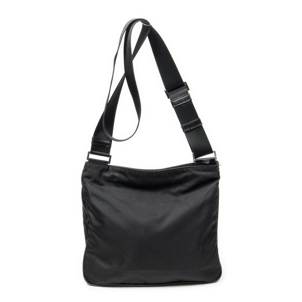 Prada Web Media Messenger Black Nylon Canvas — view 5