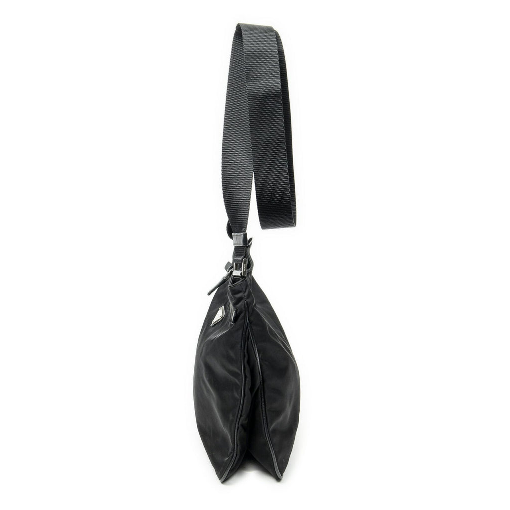 Prada Web Media Messenger Black Nylon Canvas — view 3