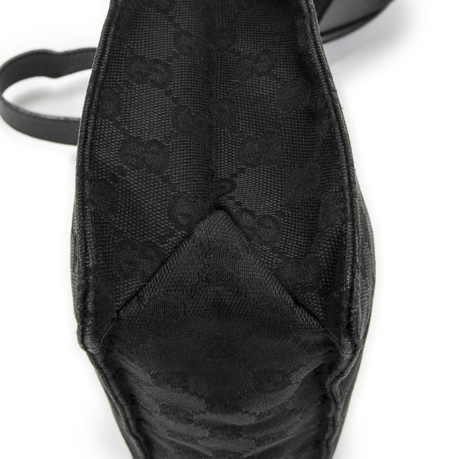 Gucci Eclipse Crossbody Shoulder Bag Black GG Canvas — view 7