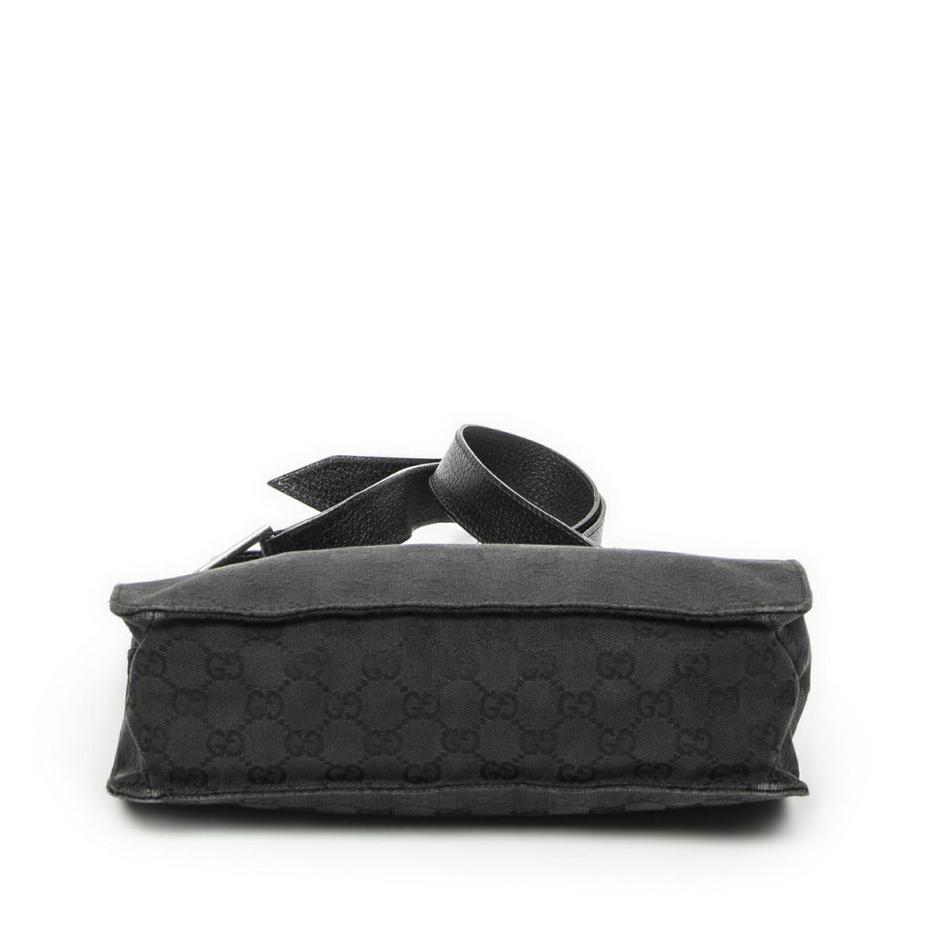 Gucci Eclipse Crossbody Shoulder Bag Black GG Canvas — view 6