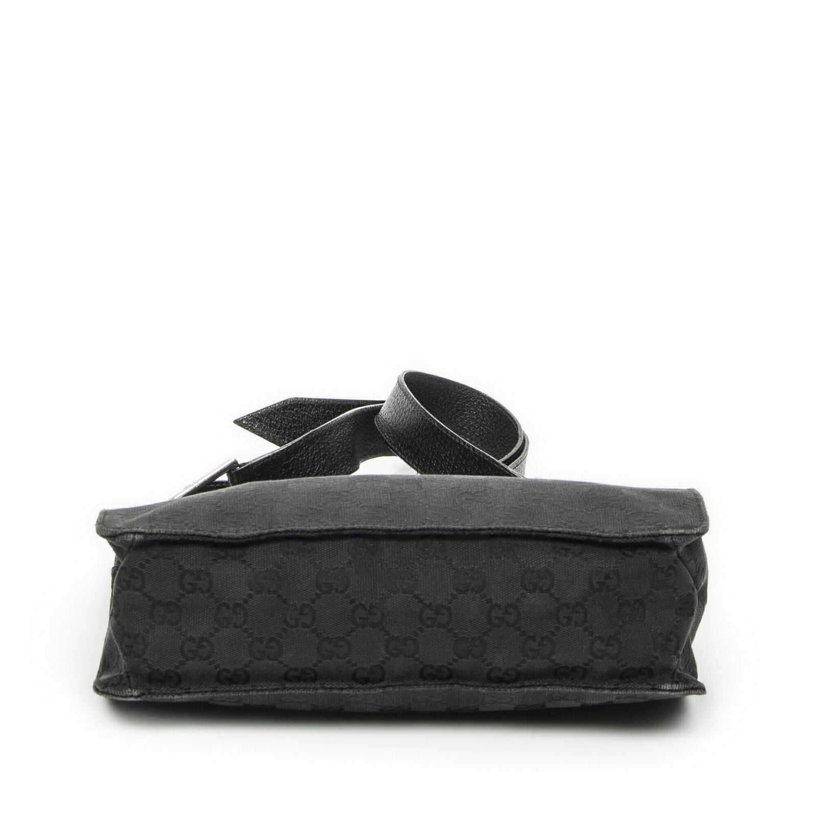 Gucci Eclipse Crossbody Shoulder Bag Black GG Canvas — view 6