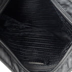 Prada Square Flat Crossbody Black Nylon Canvas — view 9