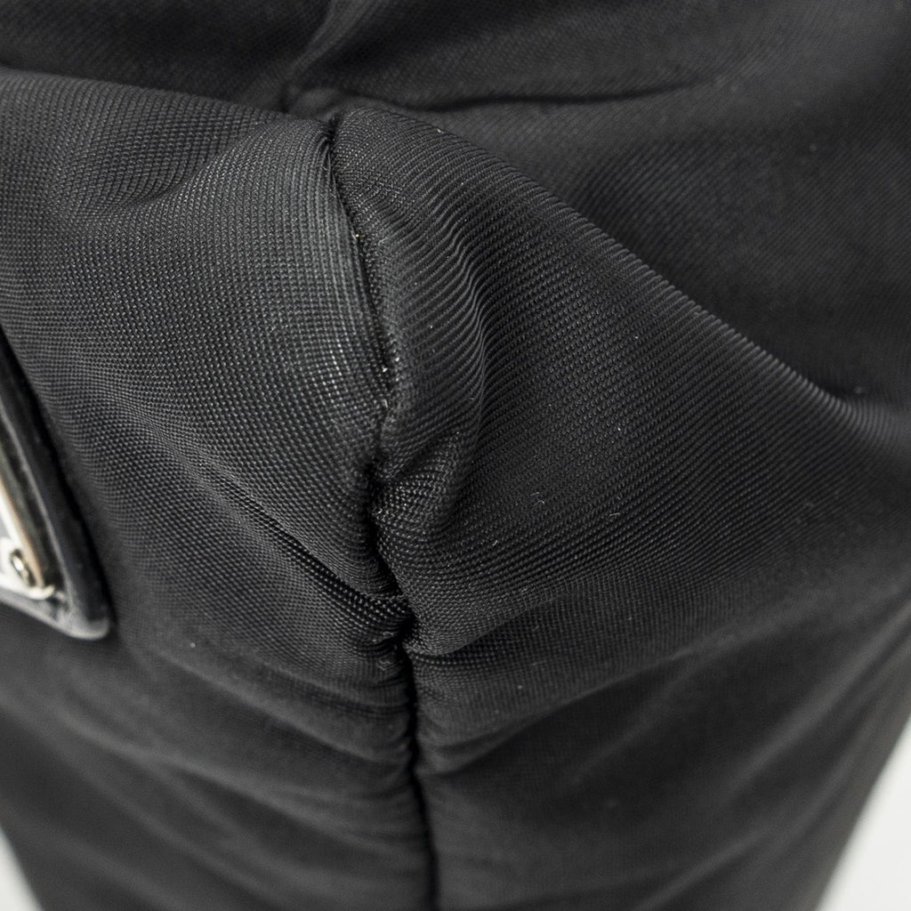 Prada Square Flat Crossbody Black Nylon Canvas — view 8