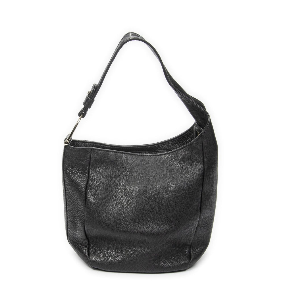 Gucci Small Greenwich Hobo Black Grain Calf Skin Leather