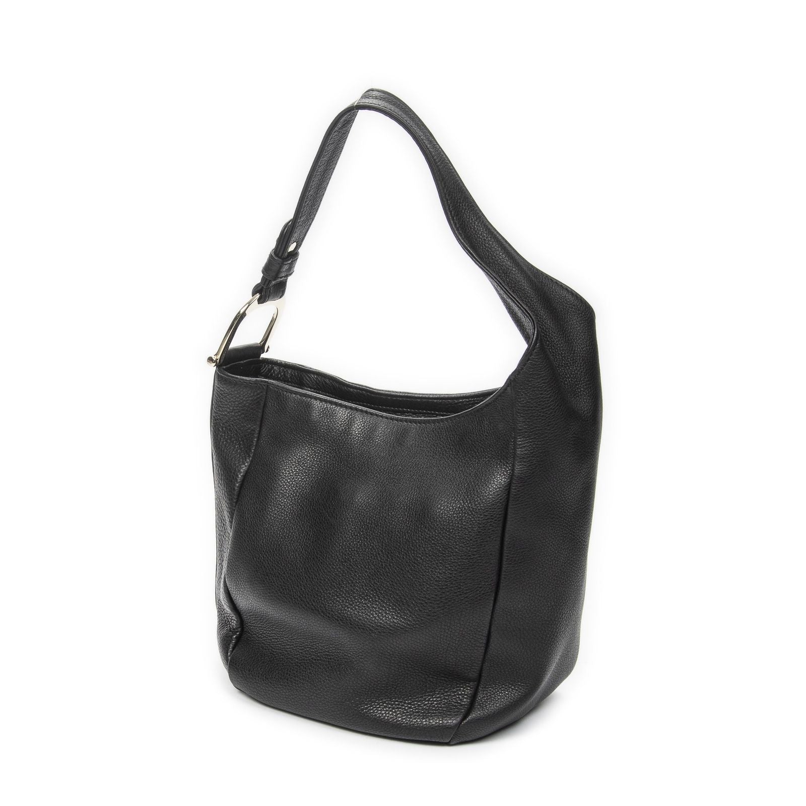 Gucci Small Greenwich Hobo Black Grain Calf Skin Leather — view 2