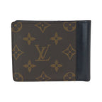 Louis Vuitton Monogram Portefeuille Multiple Brown Fold Wallet Compact — view 2