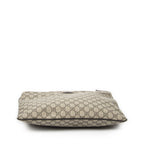Gucci Large Square Zip Messenger Dark Brown Beige Supreme Canvas — view 6