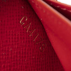 Louis Vuitton Clemence Wallet Brown Red Damier Ebene — view 5