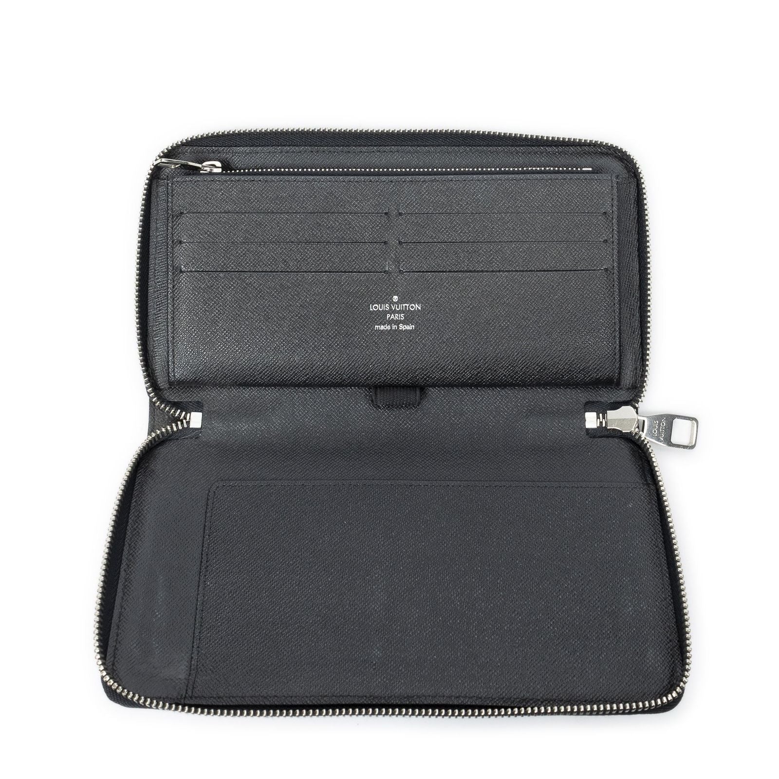 Louis Vuitton Organizer Wallet Black Damier Graphite — view 4