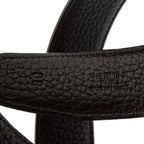 Hermes Constance Belt 32 Black Brown Box Leather — view 4