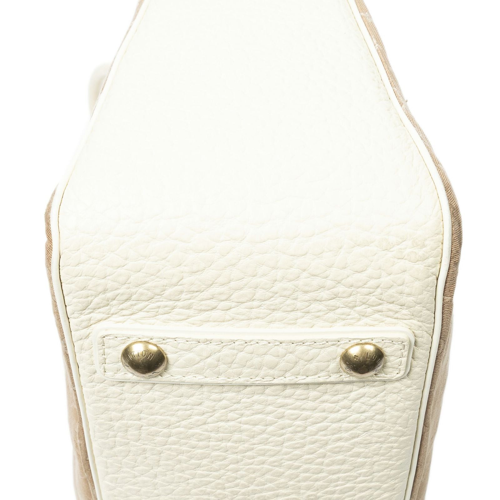 Louis Vuitton Trapeze Beige White Monogram Minilin Messenger — view 7