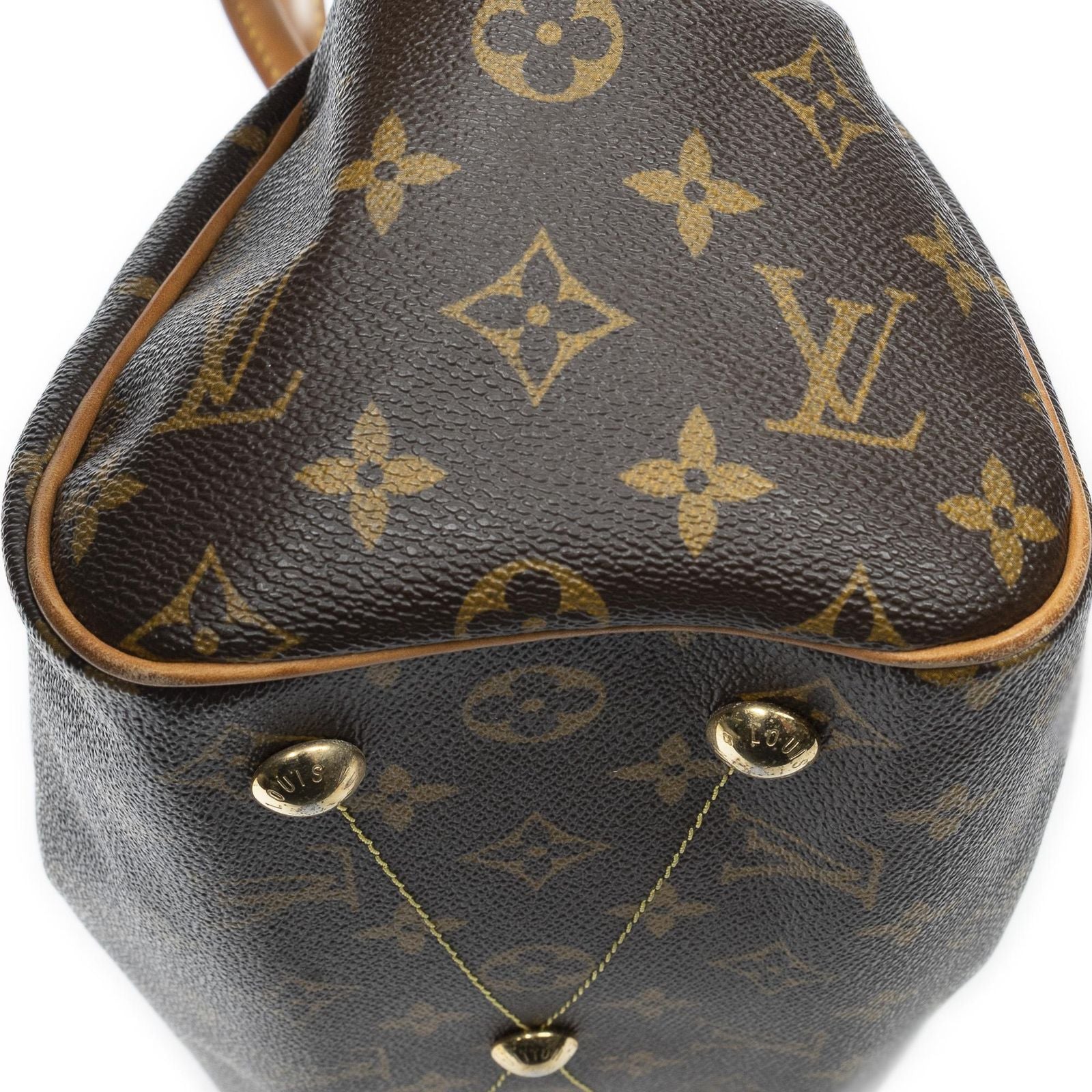 Louis Vuitton Tivoli Brown Monogram Canvas Messenger — view 7