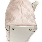 Gucci Abbey Zip Tote Light Pink Ivory GG Canvas — view 8