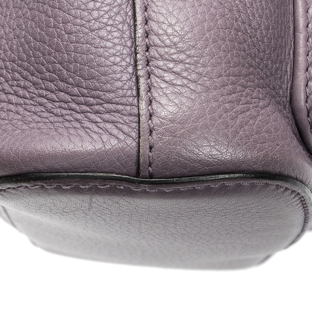 Gucci Bamboo Backpack Tassel Purple Calfskin Leather — view 8
