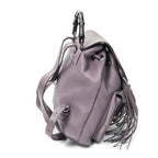 Gucci Bamboo Backpack Tassel Purple Calfskin Leather — view 4