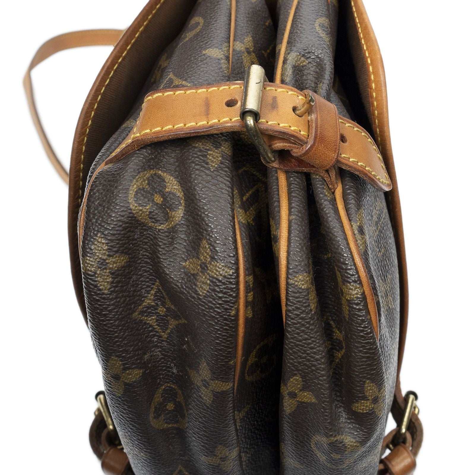 Louis Vuitton Saumur Brown Monogram Canvas — view 8