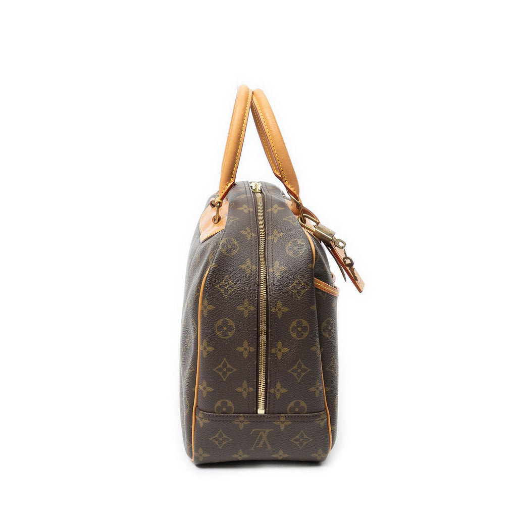 Louis Vuitton Deauville Brown Monogram Canvas Handbag — view 4