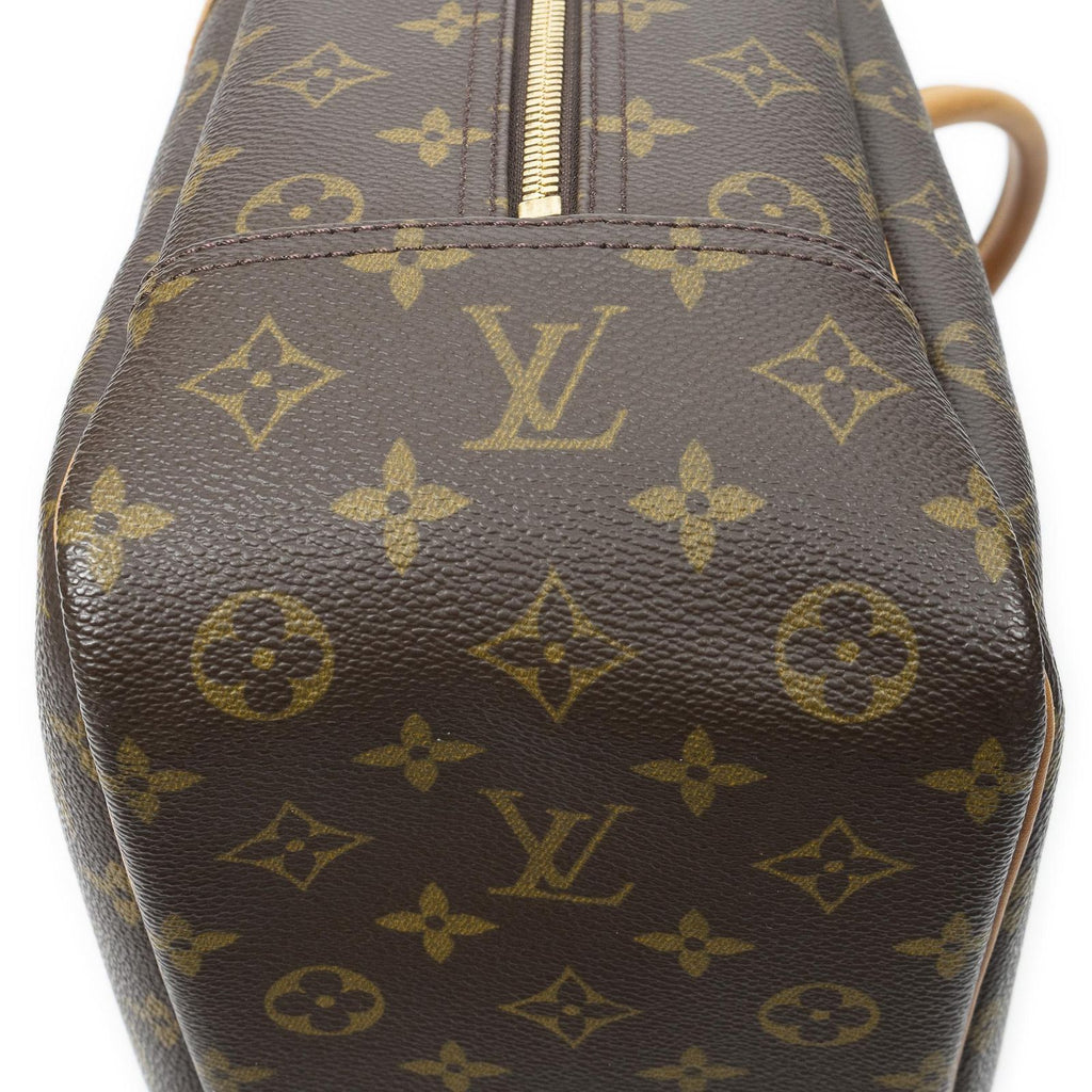 Louis Vuitton Deauville Brown Monogram Canvas Handbag — view 7
