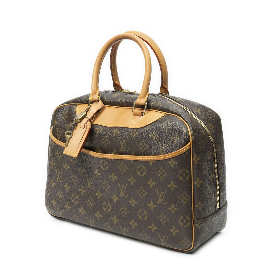 Louis Vuitton Deauville Brown Monogram Canvas Handbag — view 2