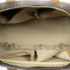 Louis Vuitton Deauville Brown Monogram Canvas Handbag — view 9