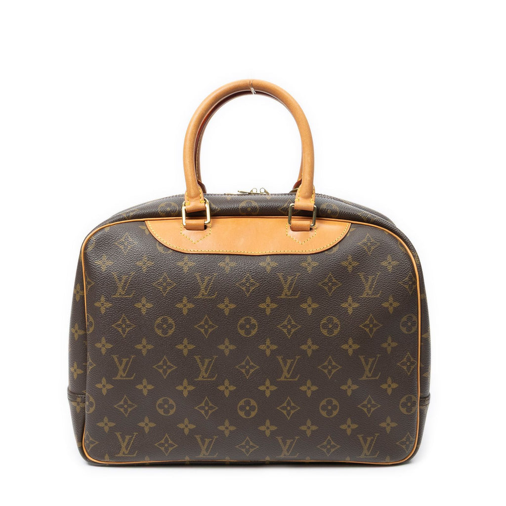 Louis Vuitton Deauville Brown Monogram Canvas Handbag — view 5