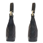 Gucci Black Gold GG Canvas Leather Shoulder — view 7