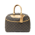 Louis Vuitton Deauville Brown Monogram Canvas Handbag