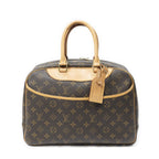 Louis Vuitton Deauville Brown Monogram Canvas Handbag