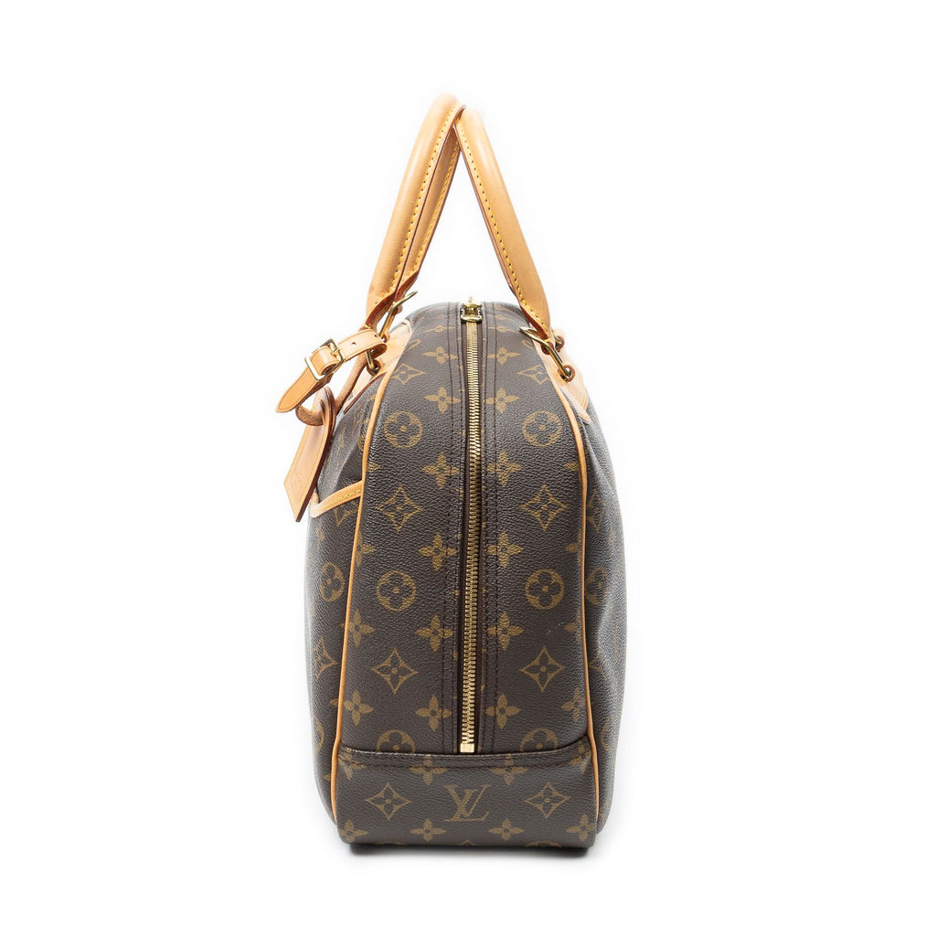 Louis Vuitton Deauville Brown Monogram Canvas Handbag — view 3
