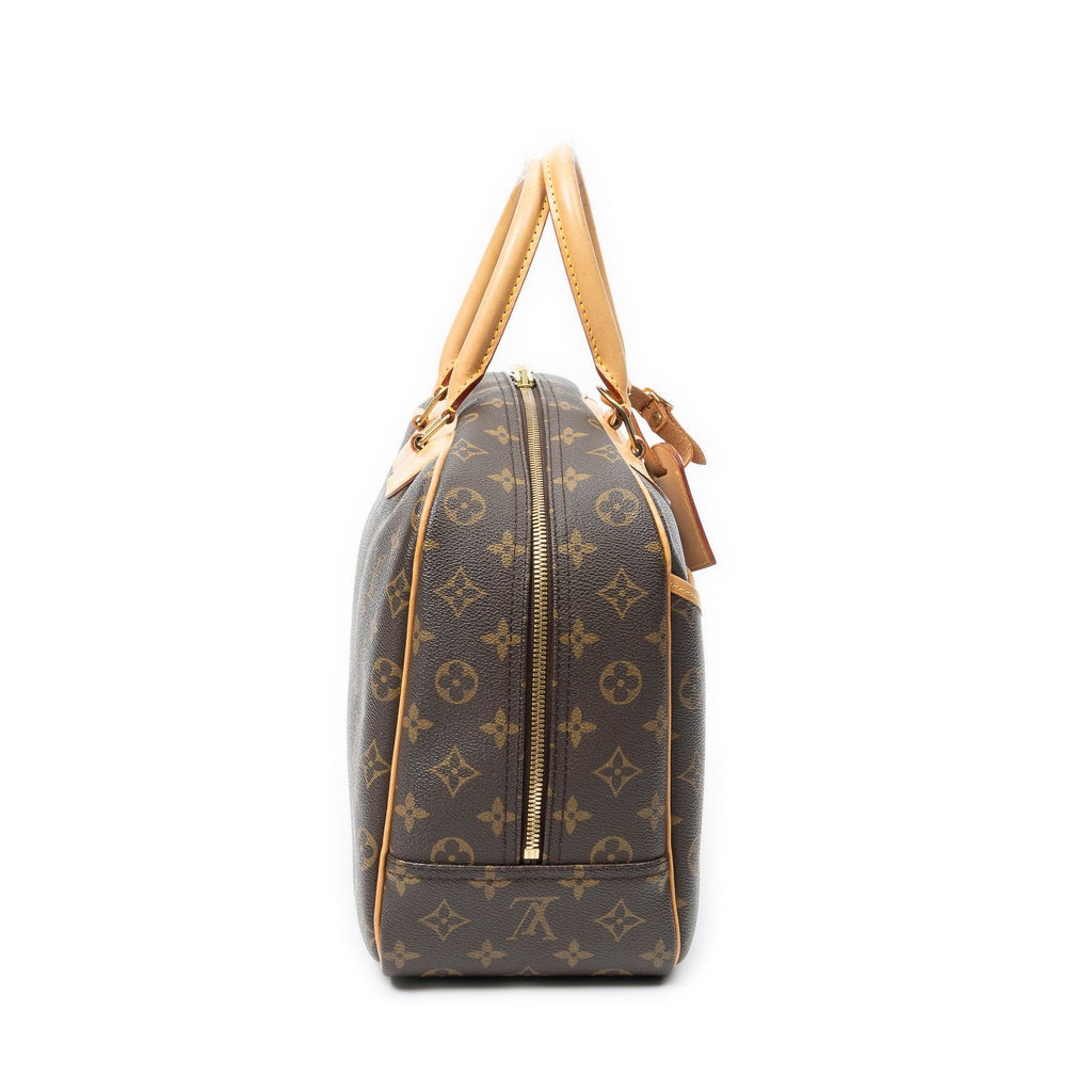 Louis Vuitton Deauville Brown Monogram Canvas Handbag — view 4