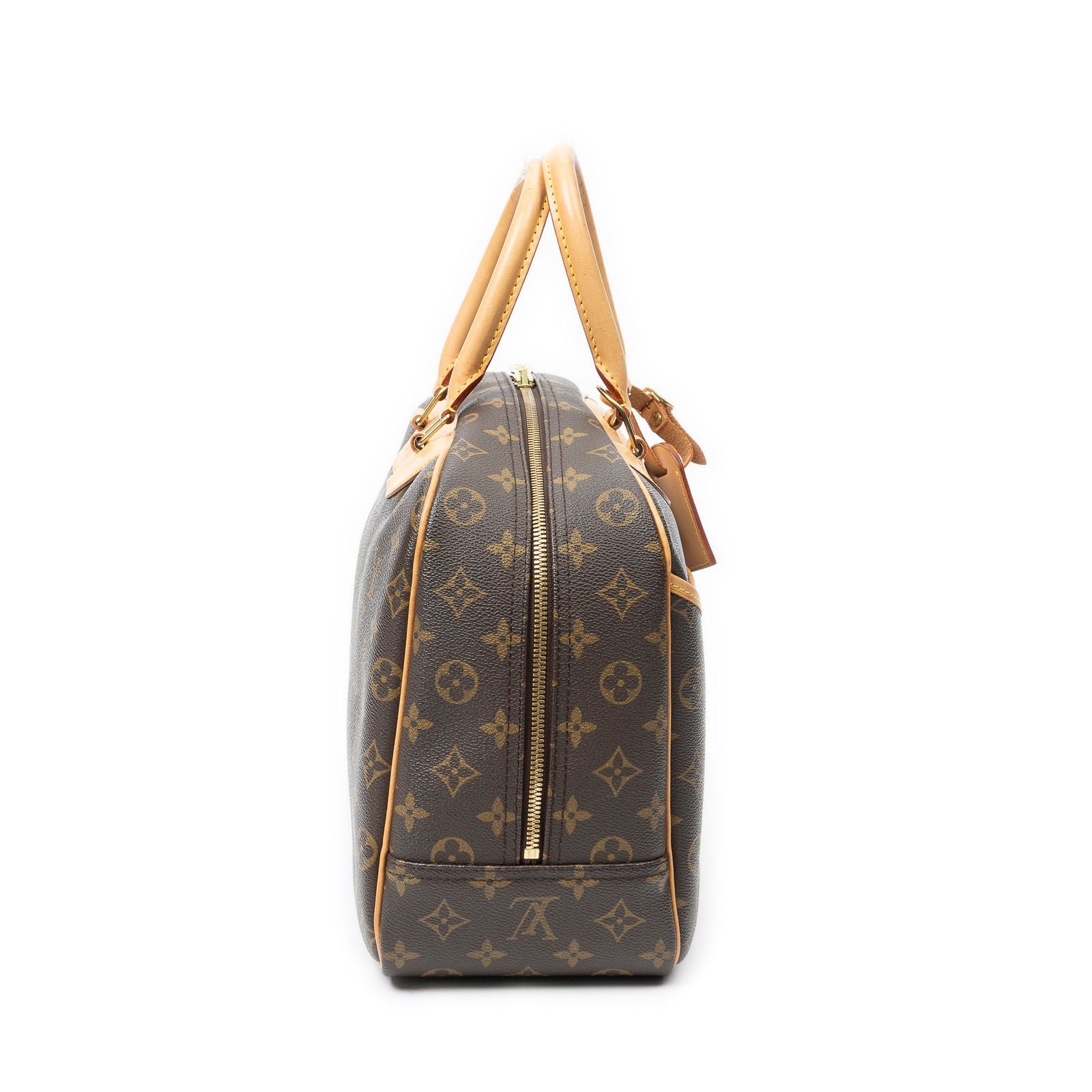 Louis Vuitton Deauville Brown Monogram Canvas Handbag — view 4