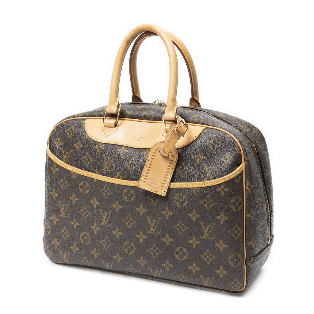 Louis Vuitton Deauville Brown Monogram Canvas Handbag — view 2