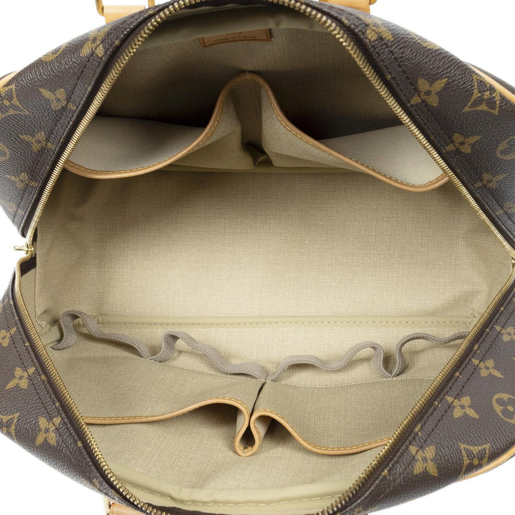 Louis Vuitton Deauville Brown Monogram Canvas Handbag — view 9