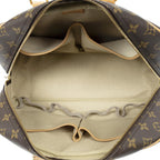 Louis Vuitton Deauville Brown Monogram Canvas Handbag — view 9