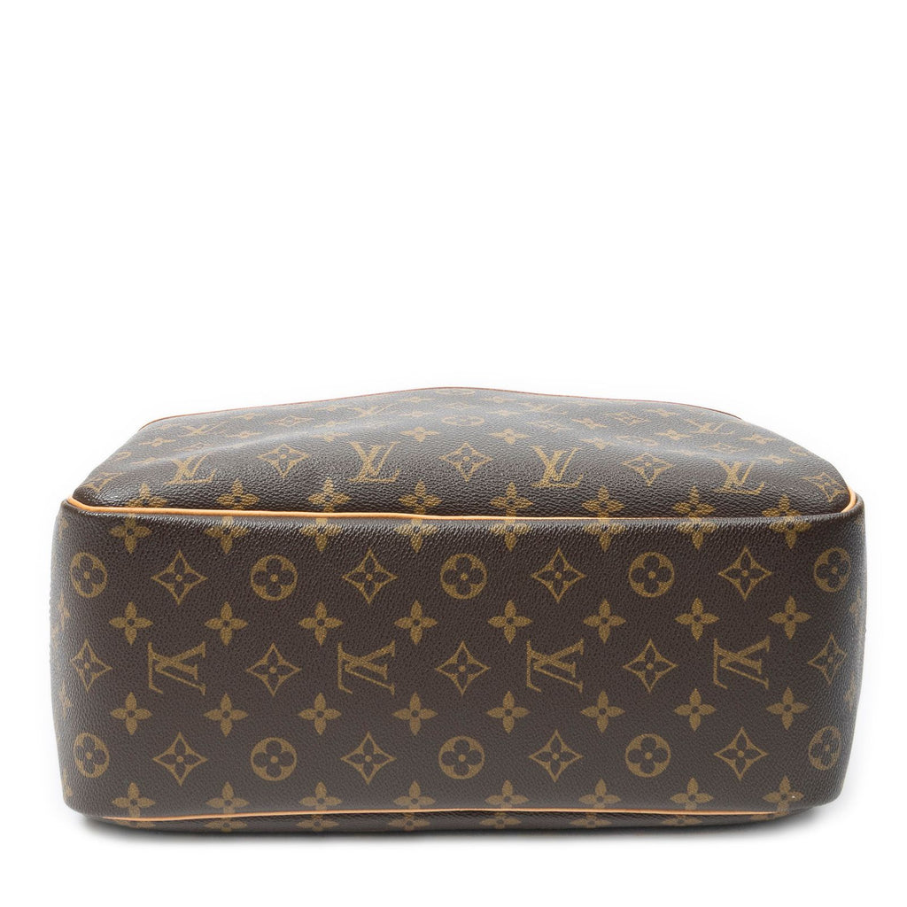 Louis Vuitton Deauville Brown Monogram Canvas Handbag — view 6
