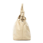 Loeweanagram Knot Hobo Light Beige Calfskin Leather — view 3