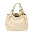 Loeweanagram Knot Hobo Light Beige Calfskin Leather — view 5