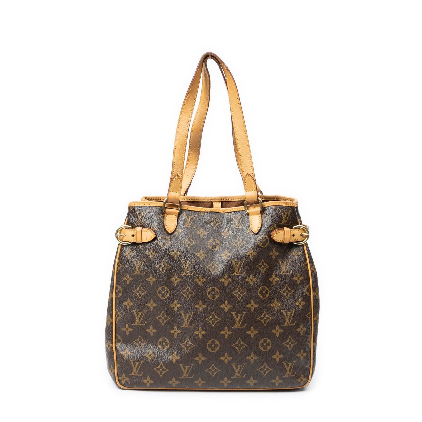 Louis Vuitton Batignolles Vertical Brown Monogram Canvas Messenger