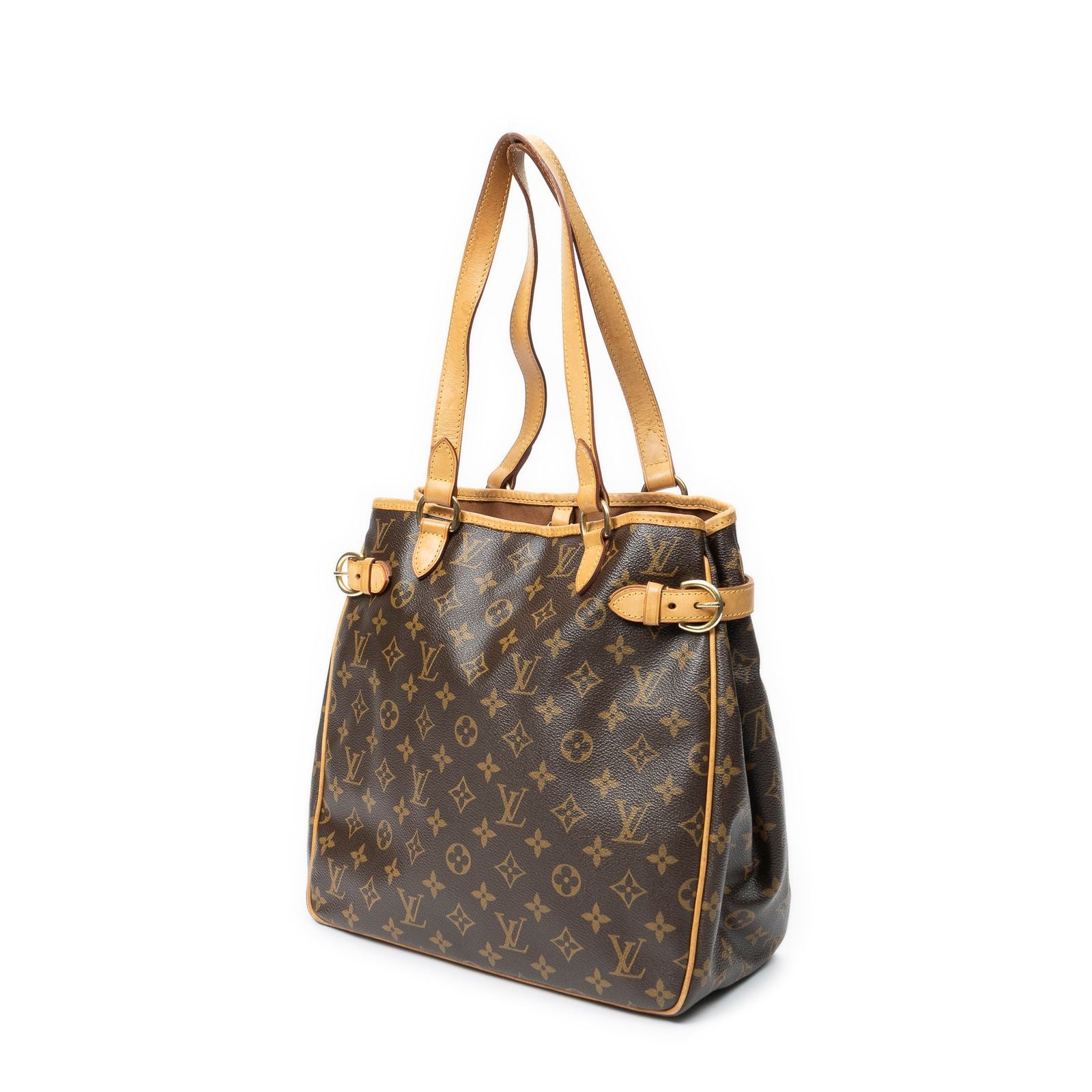 Louis Vuitton Batignolles Vertical Brown Monogram Canvas Messenger — view 2