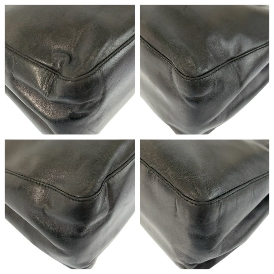 Prada Black Leather Tote — view 4
