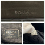 Prada Black Leather Tote — view 3